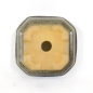 Preview: Quadrat. Bonsaischale 0.10/9,8cm, dunkelgrün
