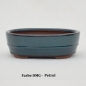 Preview: ovale Bonsaischale blau