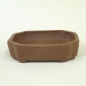 Preview: eckige Schale 12 cm braun