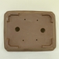 Preview: eckige Schale 12 cm braun