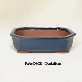 eckige Schale blau