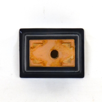 Eckige Bonsaischale WS14/11cm, schwarz