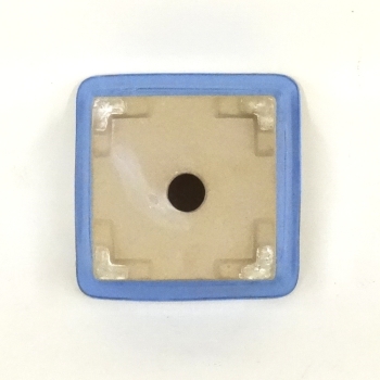 Eckige Bonsaischale WS3/11,2cm, blau