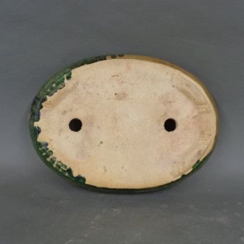 alte Bonsaischale, antik, Unterseite