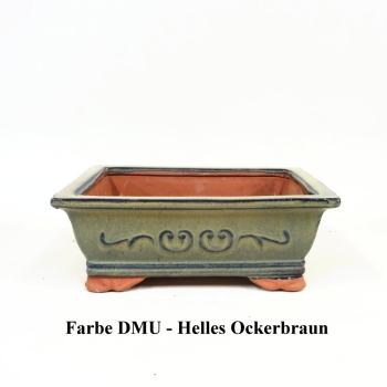 eckige Schale ocker