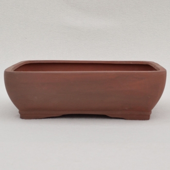 Rechteckige Bonsaischale TG5b / Breite: 20,5 cm braun