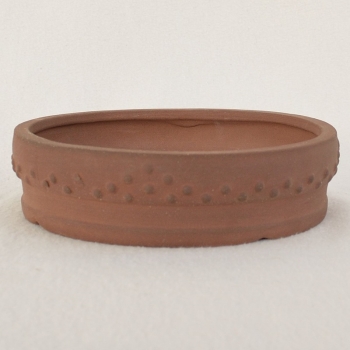 Runde Bonsaischale TR1-b / Durchmesser: 15 cm braun