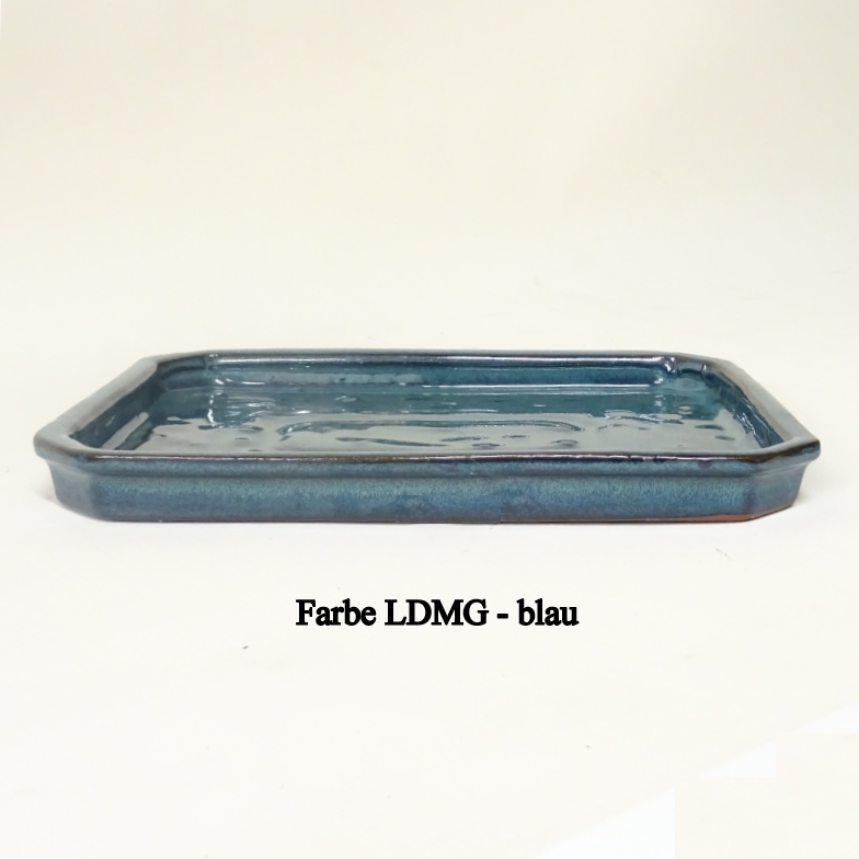 Bonsai Untersetzer 22.5x22.5x1.5cm Blau Rund