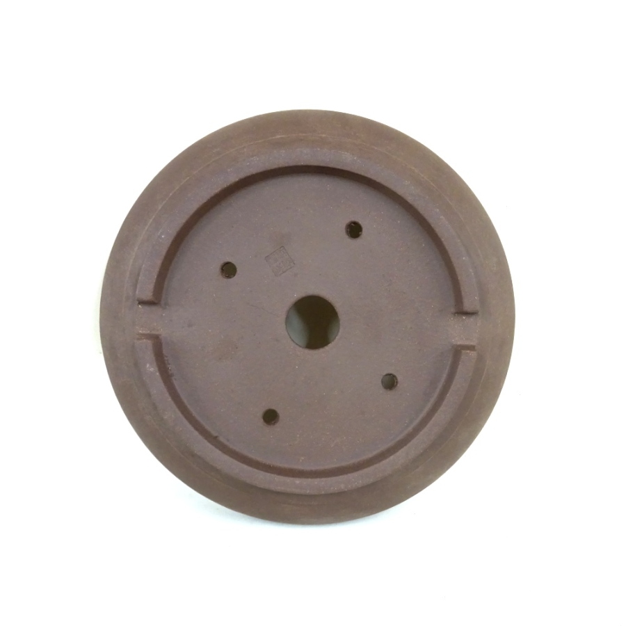 Runde Bonsaischale 14F27a / Durchmesser: 27,5cm braun