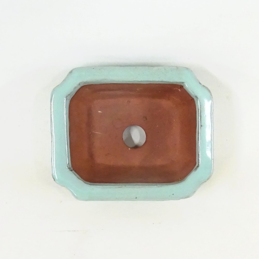 Bonsaischale eckig, blau