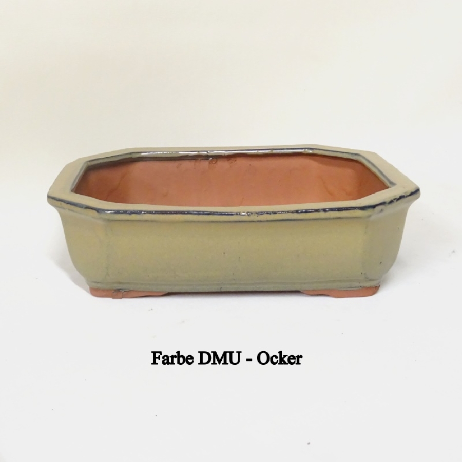 eckige Schale ocker