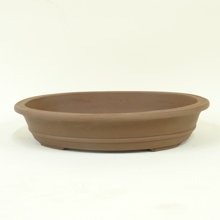 Schale oval braun