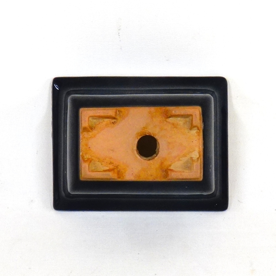 Eckige Bonsaischale WS14/11cm, schwarz
