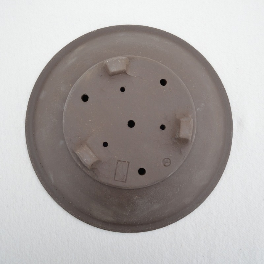 Handgetöpferte Literatenschale LLU20 / Durchmesser: 20 cm braun